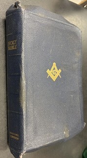 Vintage Masonic Bible