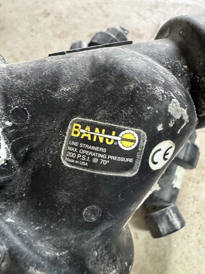 4x — усиленный стекловолокном сетчатый фильтр Y для банджо 1 дюйм FNPTx1 дюйм FNPT с коричневой сеткой 40 шт. - Изображение 2 из 2