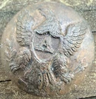 Civil War Union Artillery Eagle Coat Button Scovill Waterbury Dug Relic