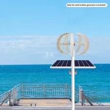 600W 24V Vertical Axis Wind Power Turbine Generator Controller Home Windmill