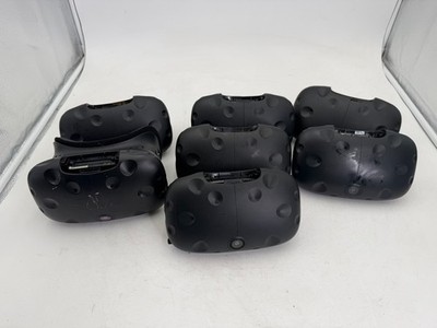 Lot Of 7 HTC Vive OPJT100 Virtual Reality Headset Black As Is For Parts