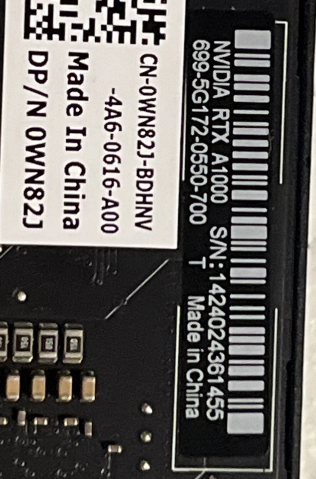 NVIDIA RTX A1000 8GB GDDR6 PCIe 4.0 x8 Professional Workstation Graphics Card - Image 3 of 4