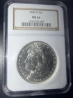 NGC 1884 O Morgan S$1, Silver Dollar Graded MS63, Beautiful Coin!