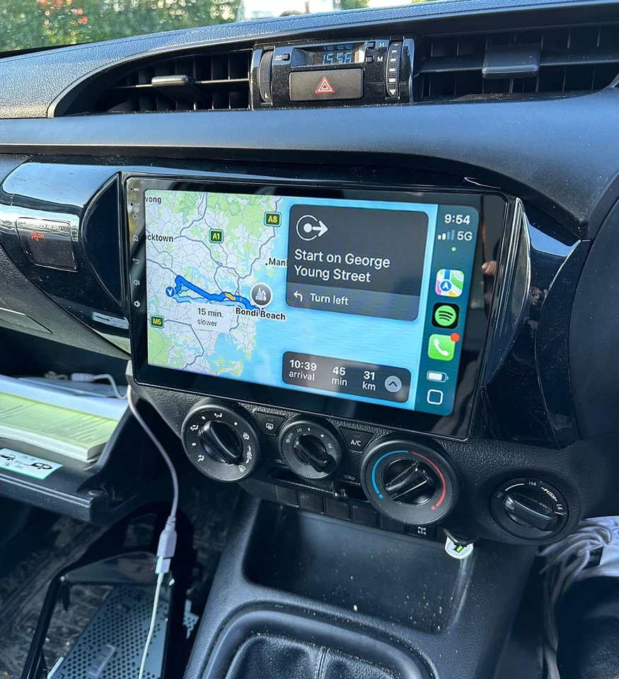 For 2015-2024 Toyota Hilux Head Unit Wireless CarPlay Android Auto 8Core 4+64GB - image 3 of 4