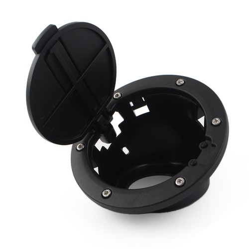 For Jeep Wrangler JK JK Rubicon 2007-2017 2x Fuel Filler Door Cover Gas Tank Cap - Picture 6 of 10