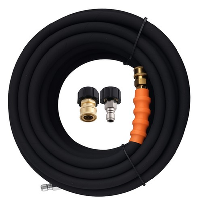 #ad 3 8quot; x 75FT Durable Pressure Washer Hose 4800PSI Max 248°F Steel Wire Braided $98.15
