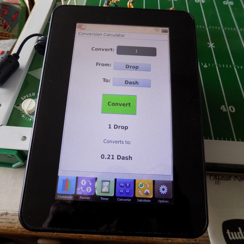 Key Ingredient Digital Recipe Reader Touchscreen Tablet - Image 4 of 4