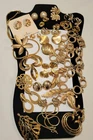 Large Vintage All Signed CROWN TRIFARI Gold Tone Mixed Jewelry Lot Earrings Pins