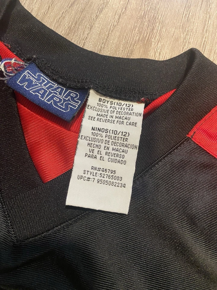 Star Wars The Clone Wars Jersey Shirt Boys 10-12 - Vintage Star Wars Shirt - Image 3 of 4