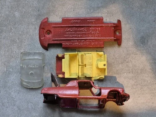 VINTAGE DIECAST  LA DANDY COUPE  ON CITREON  DS CHASSIS CORGI  RESTORATION, ETC