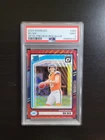2024 Donruss Optic Preview #369 Bo Nix Red Wave RC Rookie PSA 9 Mint