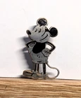 Vintage Solid Silver EARLY MICKEY MOUSE BROOCH, PIN by Charles Horner c1930!