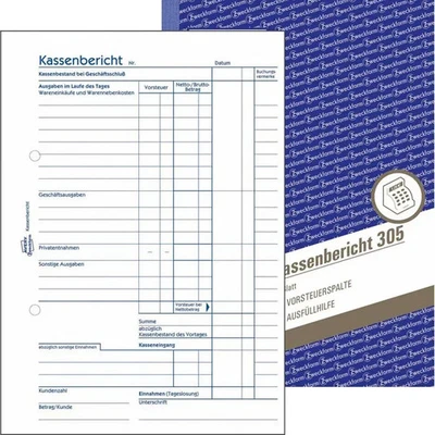 Avery Zweckform 1724, 1734, 741, 323, 305 Lieferschein, Rechnung, Belege, Kasse
