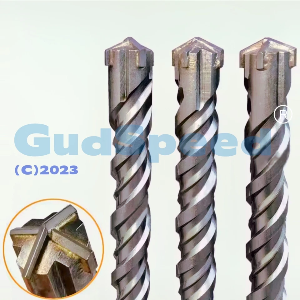 PUNTA 600 800 1000MM PER MURO SDS MAX O PLUS TASSELLATORE DEMOLITORE PER CEMENTO - Immagine 2 di 4