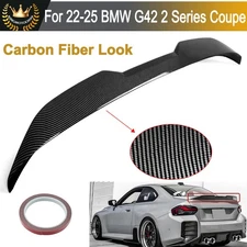 FOR 2022-2025 BMW G42 2 SERIES M240i G87 M2 MP STYLE CARBON COLOR TRUNK SPOILER