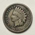 1863 Indian Head Cent Philadelphia Mint. 632