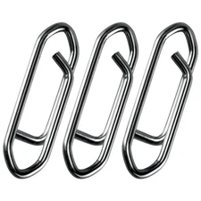 Alwonder 50PCS Fishing Power Speed Clips, High Strength XS-25LB-0.5IN 