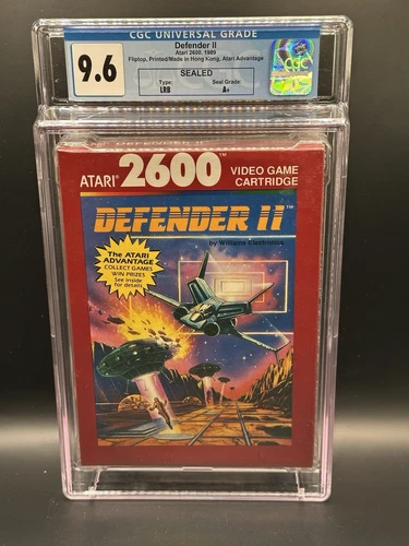 Atari 2600 - Defender II 9.6 A+ - Graded- Sealed - New - CGC