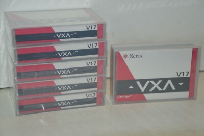 NEW SEALED Lot of 6 Ecrix EXABYTE Tape Data cartridge V17 ~ PN 111.00103