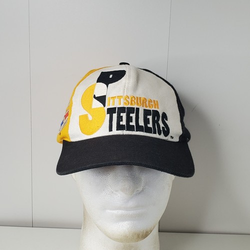 VTG Pittsburgh Steelers Pro Line AJD Embroidered Logo Snapback Hat Baseball Cap - Picture 2 of 20