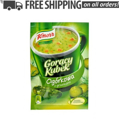 Knorr Goracy Kubek Ogorkowa- Pickle Soup - Instant 5 x 14 g - , pack of 20