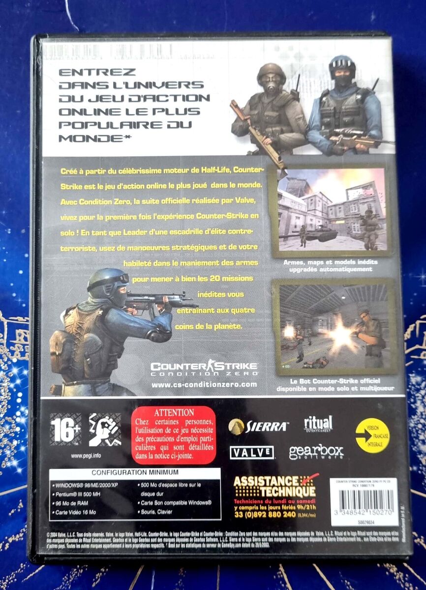 Counter-Strike: Condition Zero PC Back cover