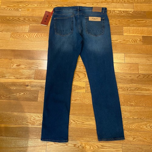 MBX Men's Denim Jeans Pants Slim Stretch Fit Wash Blue 36x32 NWT - Picture 9 of 11