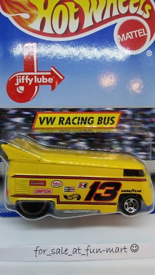 Hot Wheels 1998 SPECIAL EDITION VW RACING BUS Yellow 20961 New