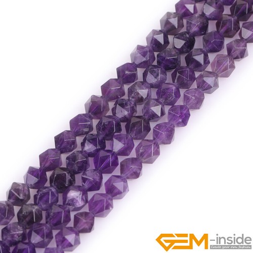 Wholesale Lot Natural Assorted Gemstone Polygonal Jewellery Making Beads 15" UK - Picture 43 of 129