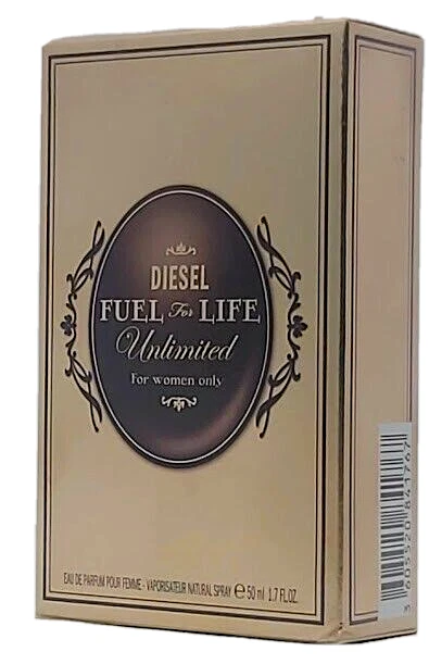 DIESEL FUEL FOR LIFE UNLIMITED For Woman only eau de parfum 1.7oz 50ml SEALED