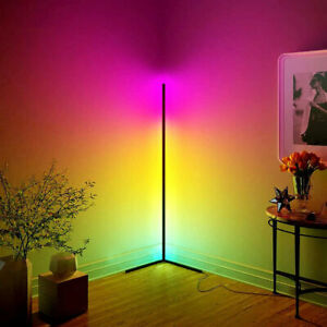 150cm LED RGB Ecklampe Farbwechsel LED Stehleuchte Wohnzimmer mit Fernbedienung