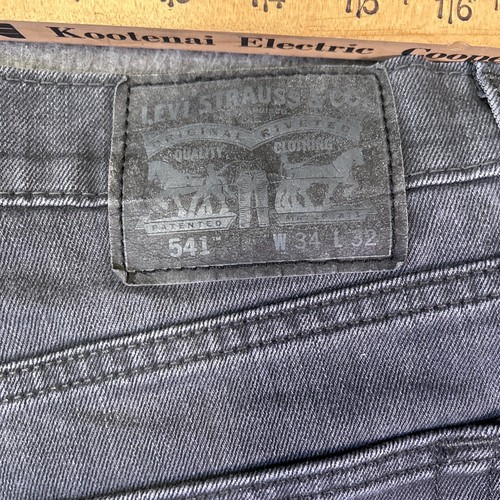 Levis Jeans 541 Herren 34x32 Hose Grau Denim Trendy Freizeit Vielseitig Stylisch - Bild 8 von 8