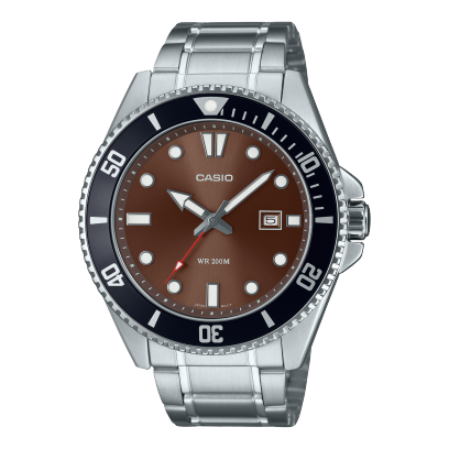 時計 CASIO MDV-107 Casio MDV-107D-1A1 200M Stainless Steel Analog Mens Watch