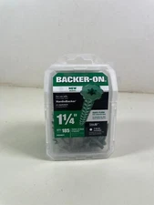 Backer-On 23401 Cement Board Screws #9 x 1-1/4" Steel 185 per box