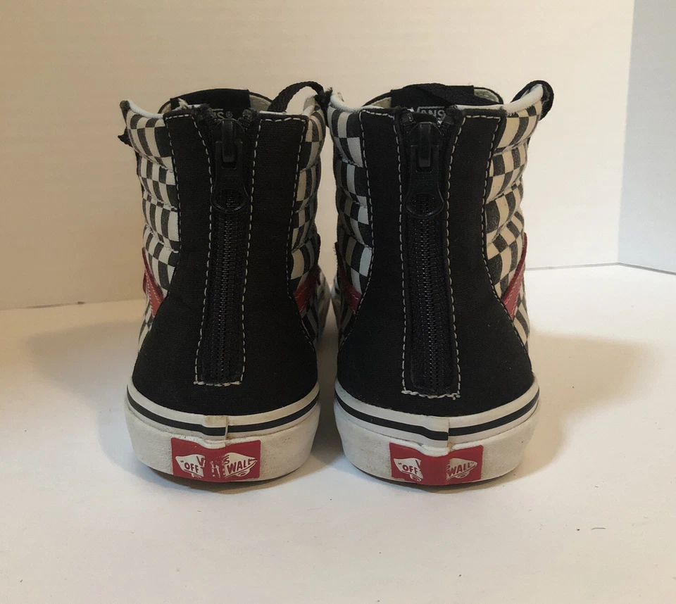 Zapatillas niños Vans a cuadros talla 7 Foto 2 de 4