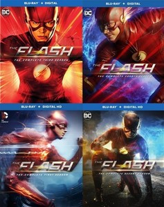 The Flash 2014 Tv Series Complete Seasons 1 4 New Sealed Blu Ray 1 2 3 4 Ebay