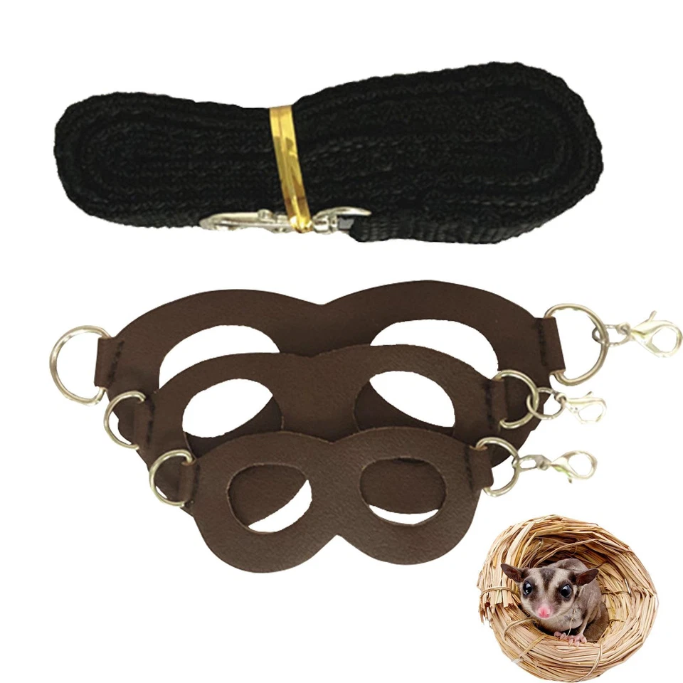 Ремень для груди хомяка белки тяговой веревочный ремень для улицы Sugar Glider - Изображение 4 из 4