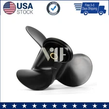 9.9x13 Outboard Boat propeller for Mercury/Tohatsu Outboard 25-30HP 10 Tooth