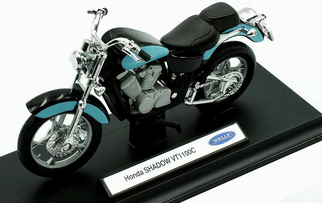 1:18 honda shadow vt1100c Boston Mall welly scale collection moto Max 70% OFF bike
