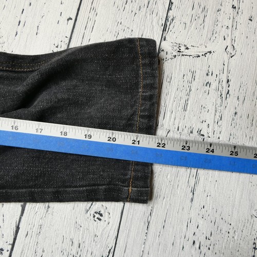 Vintage Cotler Pants Youth Size 4 Black Denim Wide Leg Cargo Camo Accents Y2K - Picture 8 of 11