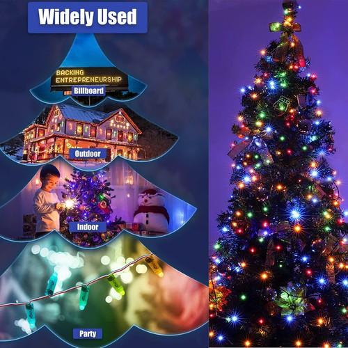 DC12V WS2811 Pixels Digital LED String Lights Waterproof RGB Full Color 12MM - Picture 12 of 21