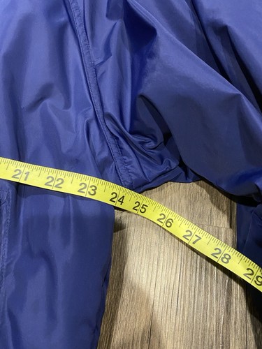 VINTAGE Adidas Jacket Mens Large Blue Gray Reversible Coat Sweatshirt 90s Y2K - Picture 14 of 16
