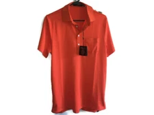 Ralph Lauren RLX Golf Shirt S Small Orange Polo Wicking $89.50 MSRP Pocket NEW