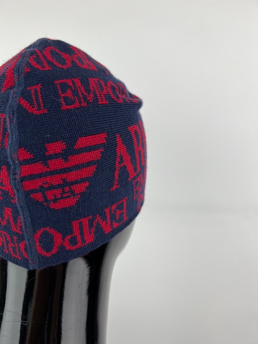 帽子 00s ARMANI Navy Wool Beanie 帽子 00s ARMANI Navy Wool Beanie 帽子 00s ARMANI Navy Wool