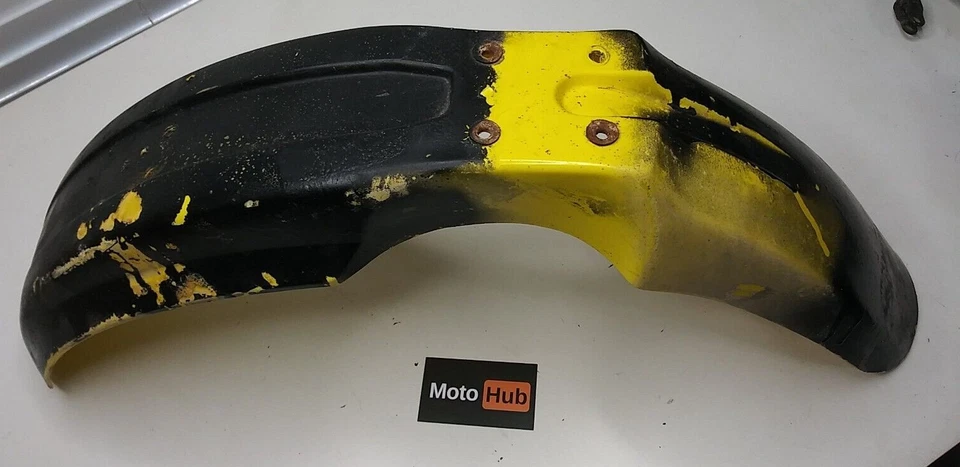 铃木 84-88 RM125 RM250 83-84 RM500 原始设备制造商黄色前挡泥板 53111-14502-25Y — 第 2/4 张图片