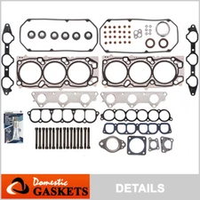 Fits 03-06 Mitsubishi Montero 3.8L SOHC Head Gasket Set Bolts 6G75
