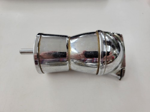 Vintage Set Of 3 Chrome Liquor Bottle Pourer Spout Stopper Mid-Century Bar Deco - Picture 8 of 9