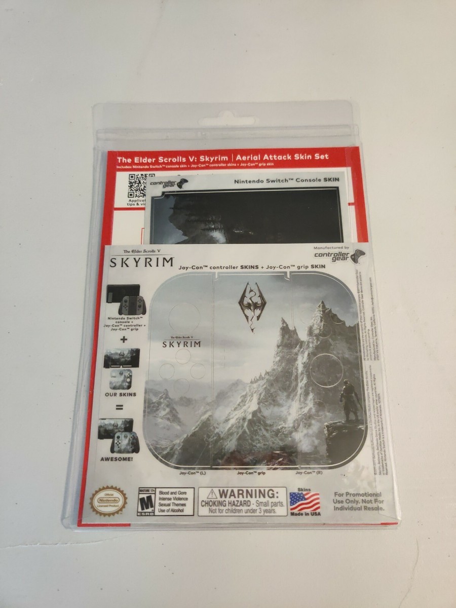 🔥Elder Scrolls V Skyrim Aerial Attack Skin Set Decal for