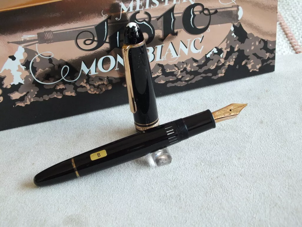 LOUIS VUITTON SPIRIT GOLDEN BLACK RESIN FOUNTAIN PEN WITH FOUNTAIN