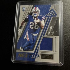 2022 Panini Playbook Football James Cook Next Up Patch Rookie Card 
